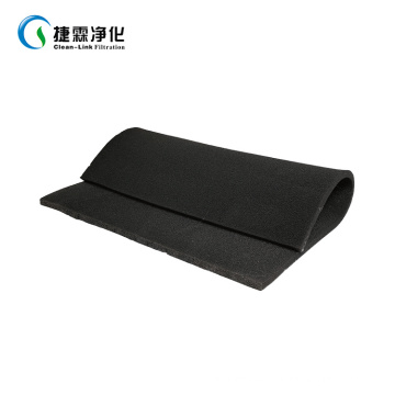 Waste Oil Sponge Activated Carbon Filter Mesh Activated Carbon Foam Filter